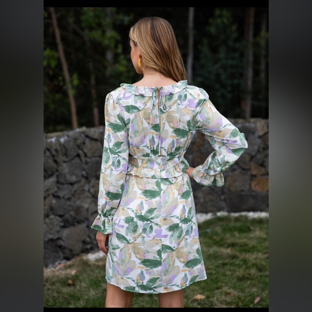 ANANY Ruffled Dress size Large - Picture 15 of 16